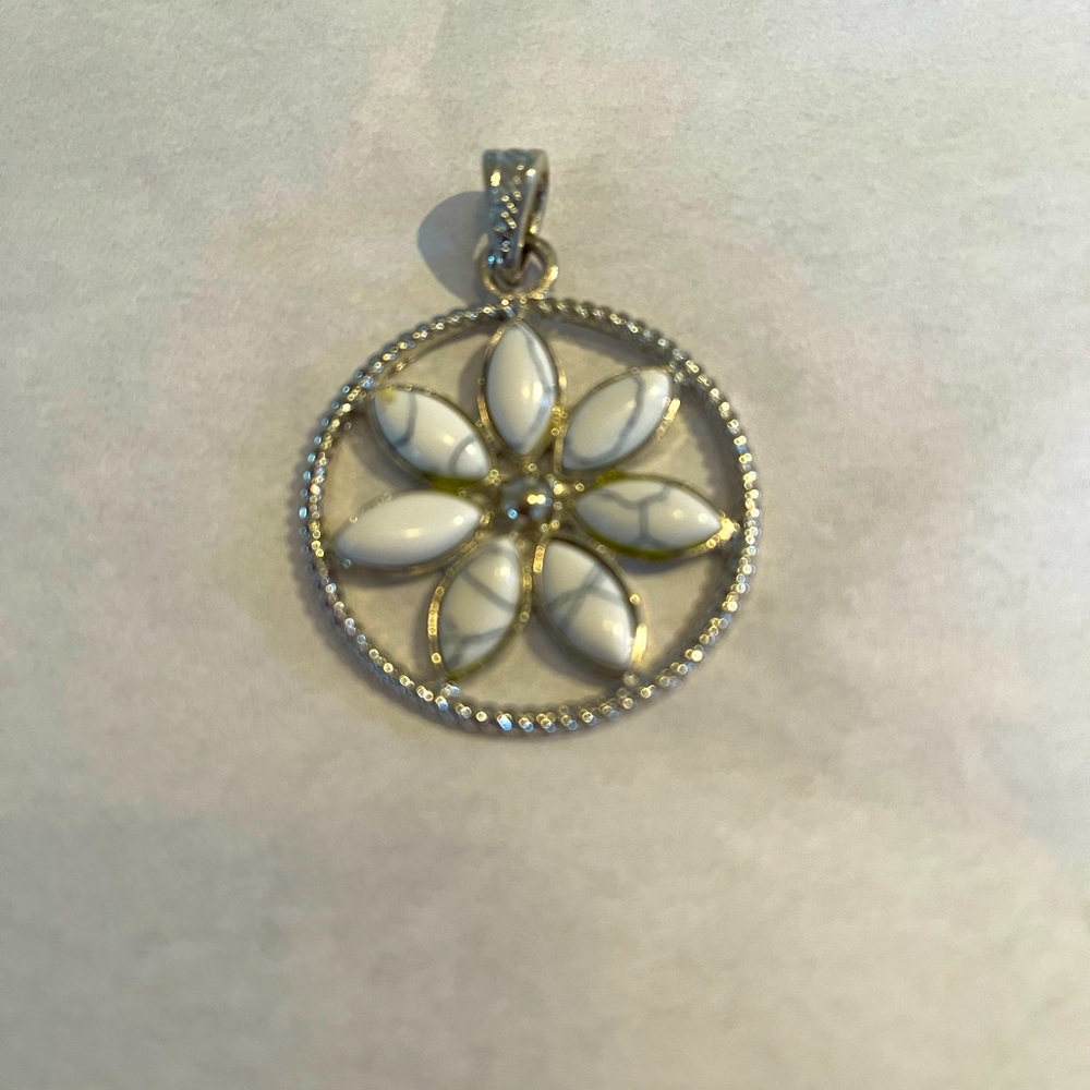Ivory and Silver Pendant